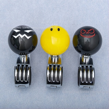 Asistent pentru volan auto — față zâmbitoare rotundă (Material: Acrilic; Origine: Guangdong; Logo: Fără; Personalizare: Fără)