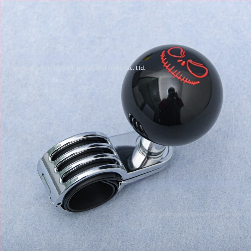 Asistent pentru volan auto — față zâmbitoare rotundă (Material: Acrilic; Origine: Guangdong; Logo: Fără; Personalizare: Fără)