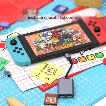 AR ochelari hub – Stație docking USB-C pentru telefoane și tablete, 5 Gbps, cablu de 15 cm, fără alimentare externă, model AC-021