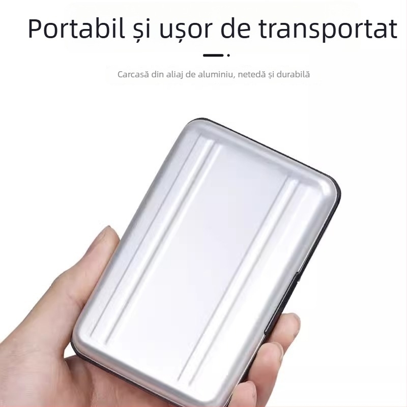 Cutie metalică din aluminiu pentru carduri de memorie SD/TF, model memory card package, stoc disponibil, mostre personalizate