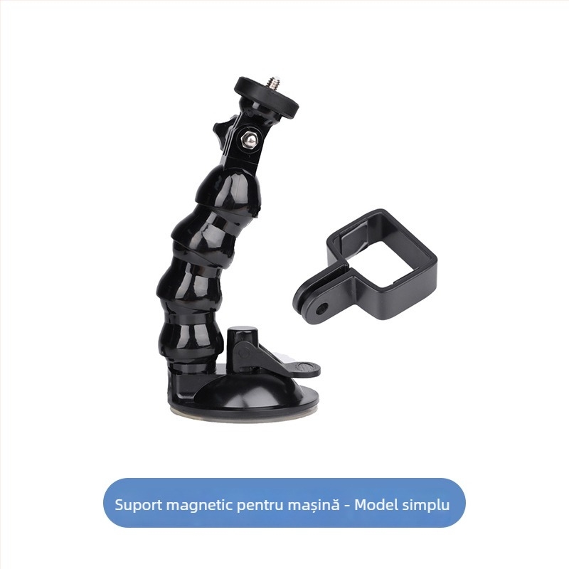 Suport auto pentru cameră DJI PTZ cu ventuză pentru fixare pe geam – plastic, universal
