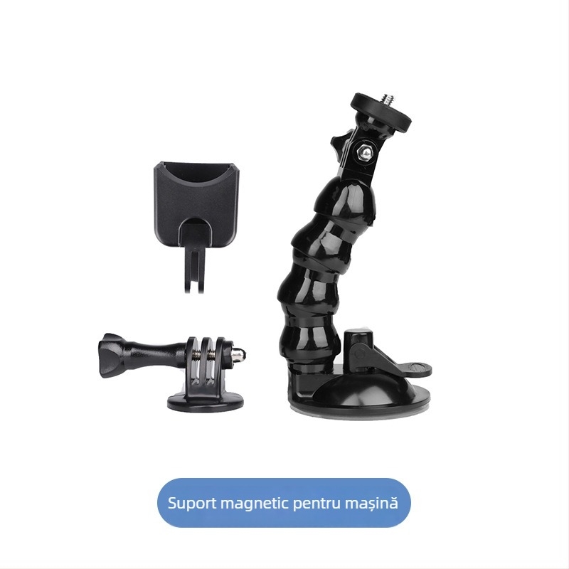 Suport auto pentru cameră DJI PTZ cu ventuză pentru fixare pe geam – plastic, universal