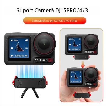 Suport de gât pentru camera de acțiune cu bază magnetică pentru eliberare rapidă și adaptor pentru cap