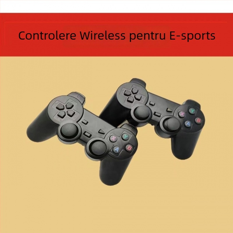 Consolă de jocuri pentru televizor acasă 2025, 4K HD, controlere wireless duale Bluetooth, arcade retro