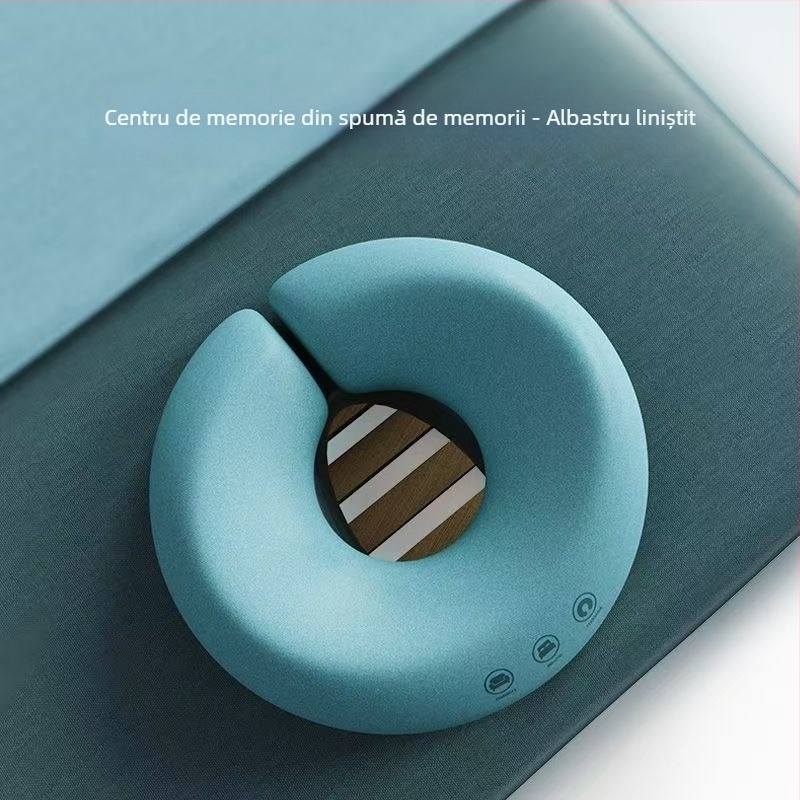 Perne U în formă pentru salon de înfrumusețare, cu spumă memory, husă Crystal Velvet, ușoară sub 0,5 kg, potrivită pentru copii și adulți