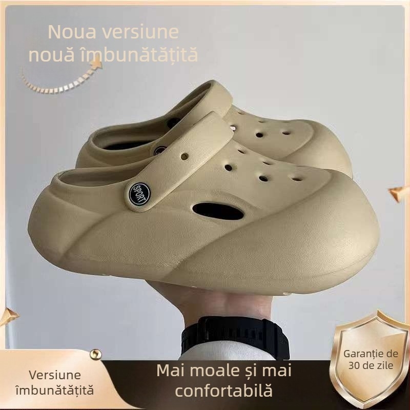 Papuci pentru femei în formă de I, partea superioară EVA și talpa EVA, deget despărțit, versiune coreeană (Partea superioară: EVA; Talpa: EVA; Forma degetului: despărțit; Stil: versiune coreeană)