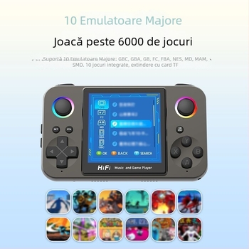 Controler de joc portabil cu joystick-uri duale și sunet stereo, carcasă din silicon, memorie 825GB, compatibil PS5