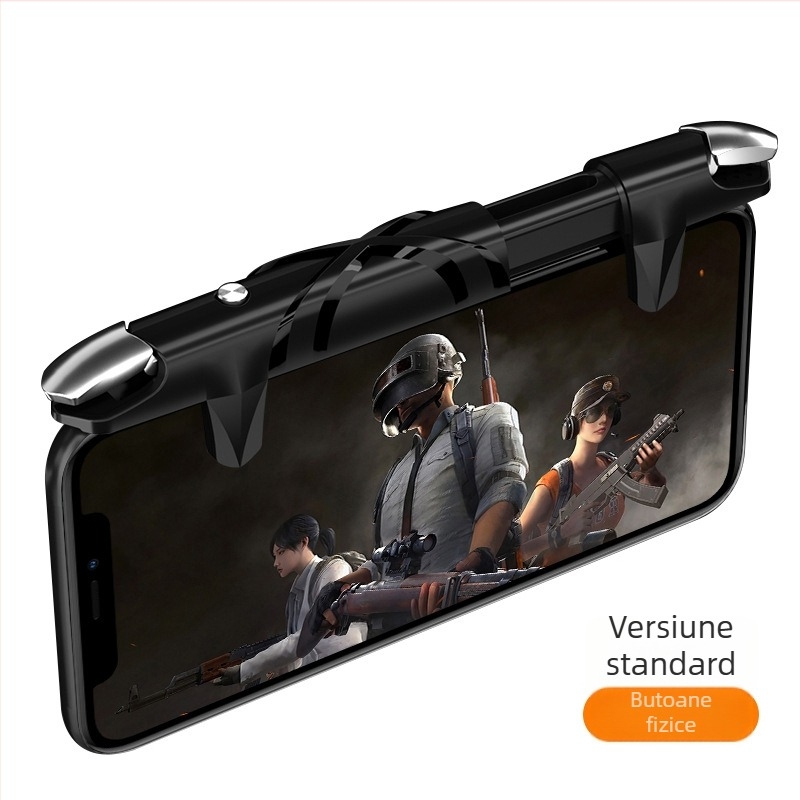 Controler de joc wireless pentru smartphone cu butoane Burst pentru tiruri și carcasă din ABS