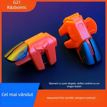 G21 controler de joc cu șase degete, butoane mecanice și control al reculului, wireless