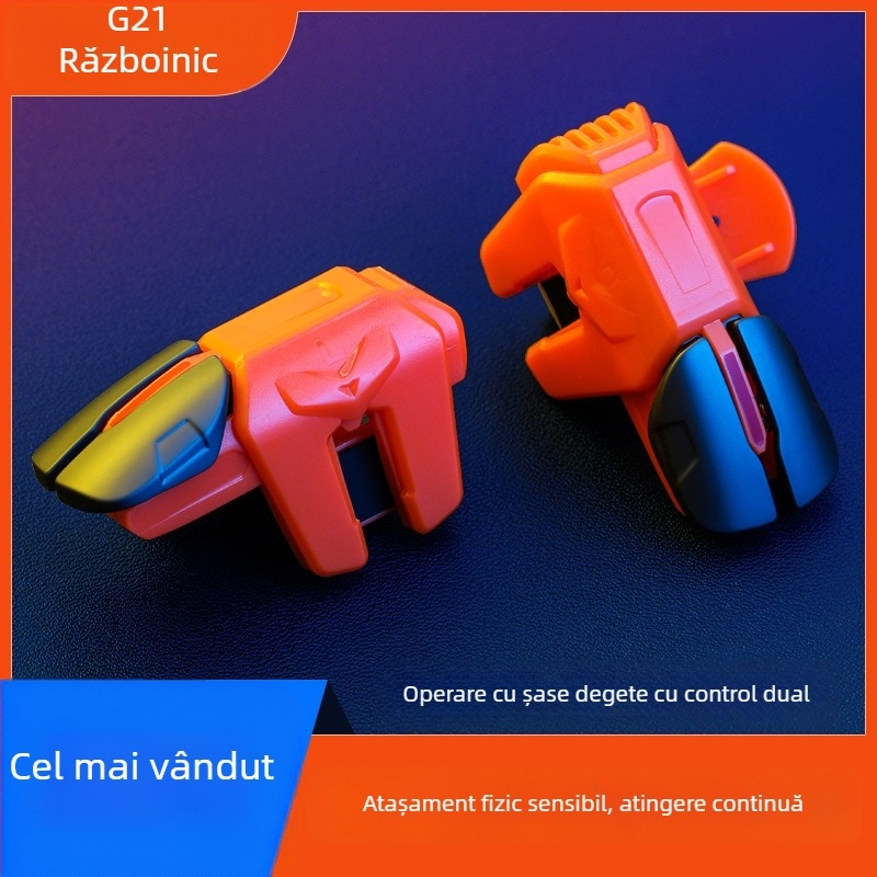 G21 controler de joc cu șase degete, butoane mecanice și control al reculului, wireless