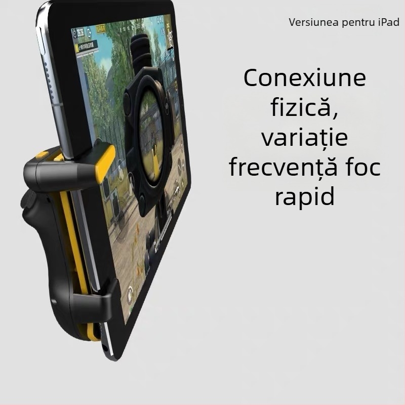 Control pentru jocuri mobile cu design plat capacitiv, interfață ecran tactil, corp ABS, greutate 100 g, fără vibrații