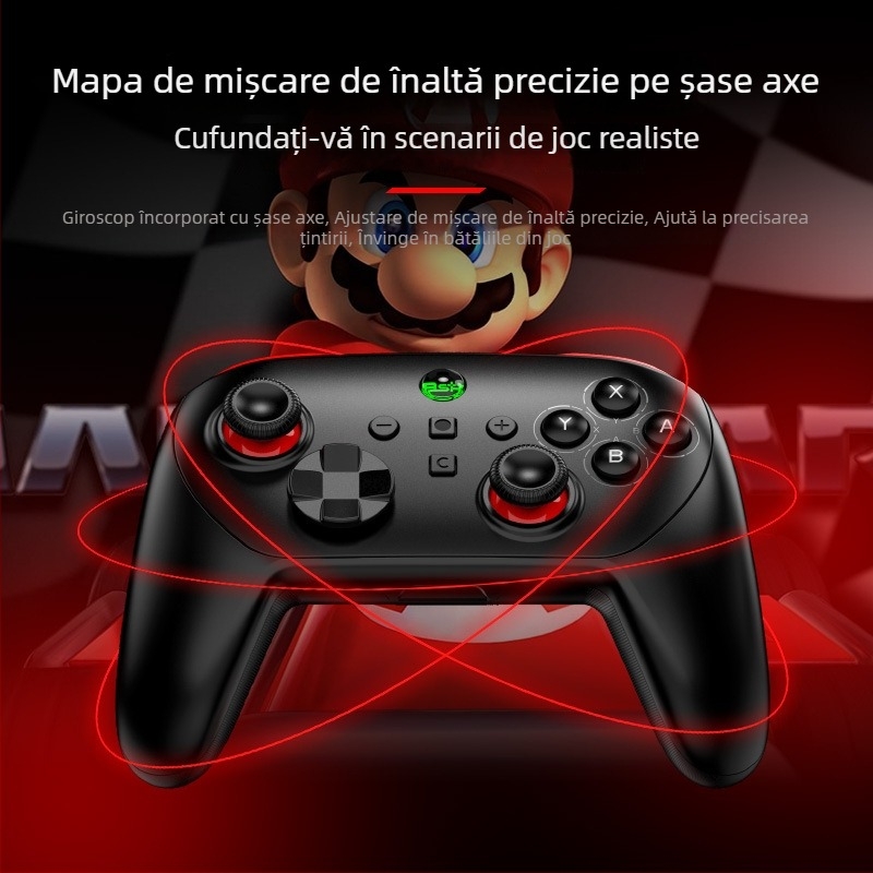 Controller Bluetooth Wireless S13e, Type-C, Compatibil Switch și PC, Carcasă ABS, Greutate 238 g