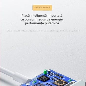 Adaptor Lightning la HDTV pentru iPhone și iPad • Interfață Lightning • Lungime cablu 0.15 m • Cupru OFC • Acoperire nichelată