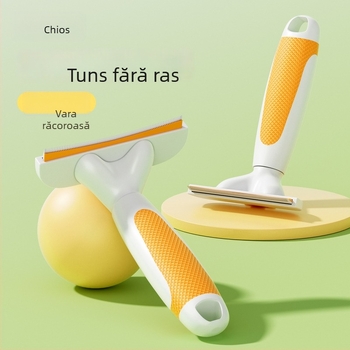 Perie de îngrijire pentru animale de companie pentru descurcarea părului și îndepărtarea părului liber - ABS / oțel inoxidabil, Seven oh