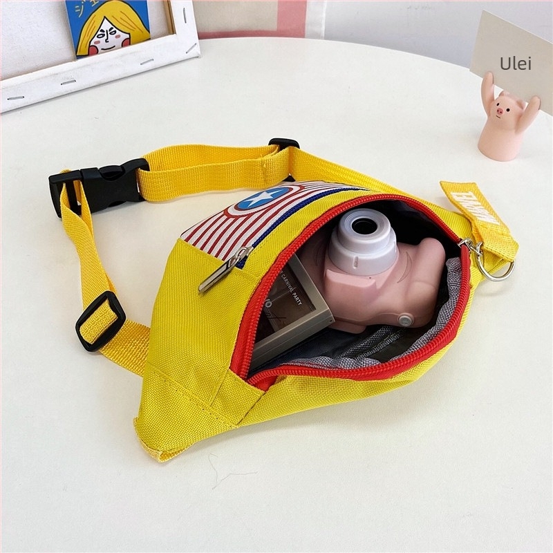 Geantă de umăr imprimată cu desene animate, stil drăguț, material Oxford, căptușeală din nylon, reducere a încărcăturii, utilizare zilnică