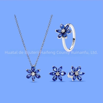 Mcdora set de bijuterii placat cu argint: cercei, colier și accesoriu pentru mână, Liuli pandant, lanț standard