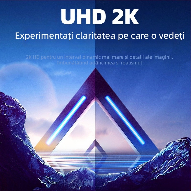 Adaptor splitter HDTV 1 la 2 cu cablu din aliaj, interfață HDTV, cablu adaptor, pentru dispozitive digitale