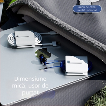 Organizator de cabluri pentru birou – Stil Japonez, Material TPE, Depozitare pe birou (vara 2024)