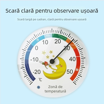 Termometru interior și higrometru, design cu desene animate pe masă pentru camera copilului, Brand Jiazeda, utilizare casnică, marcă privată licențiată: Da, China