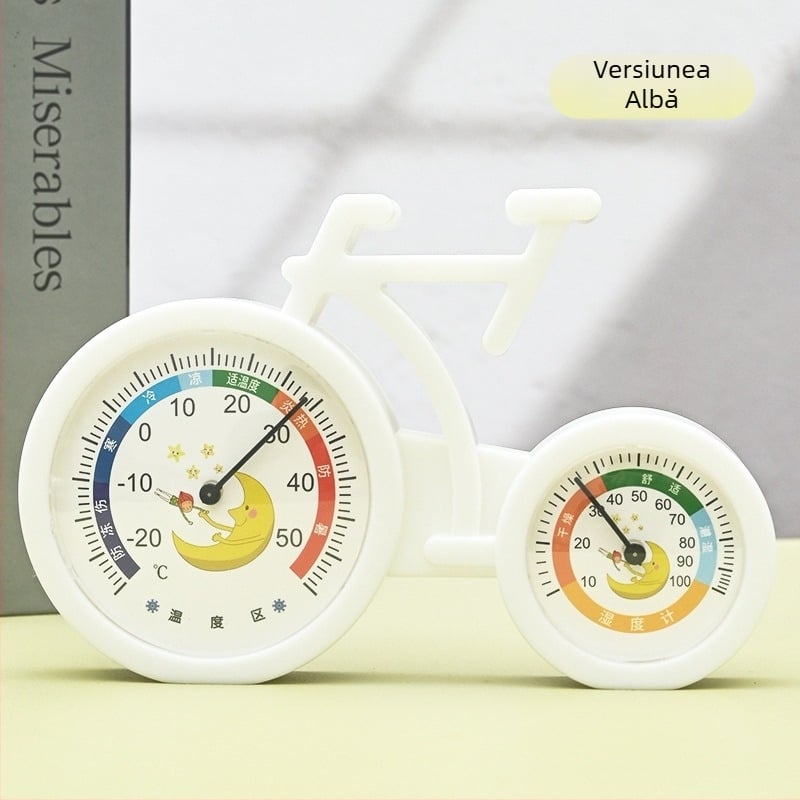 Termometru interior și higrometru, design cu desene animate pe masă pentru camera copilului, Brand Jiazeda, utilizare casnică, marcă privată licențiată: Da, China