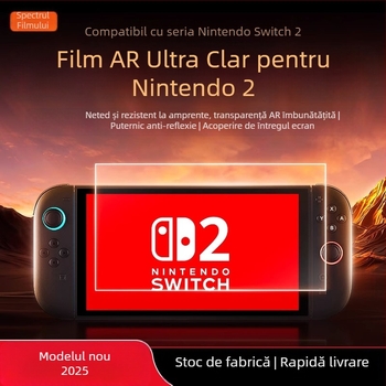 Protecție ecran AR pentru Nintendo Switch OLED/Lite – Film anti-reflexie, 0,16 mm, 96% transmisie, compatibil Switch2