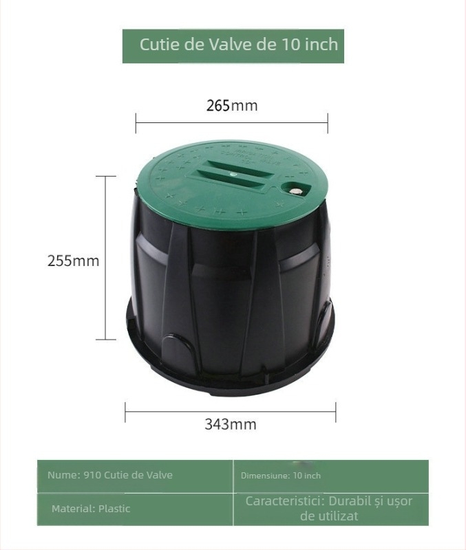 Cutie de valve din plastic pentru irigare în grădină — stil ceainic/udare/duș, grădinărit de acasă