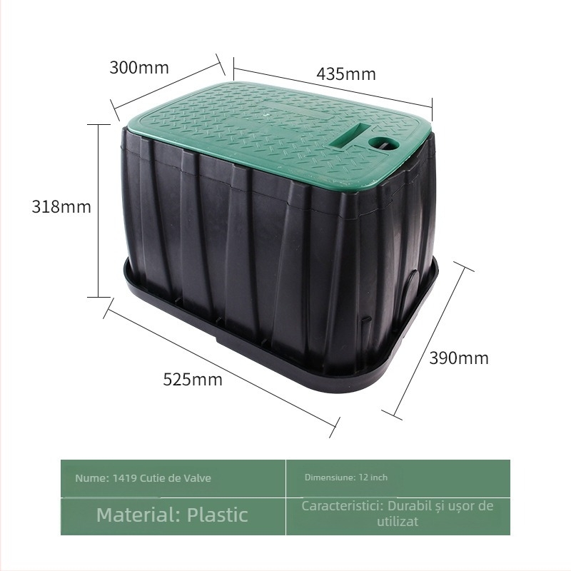 Cutie de valve din plastic pentru irigare în grădină — stil ceainic/udare/duș, grădinărit de acasă