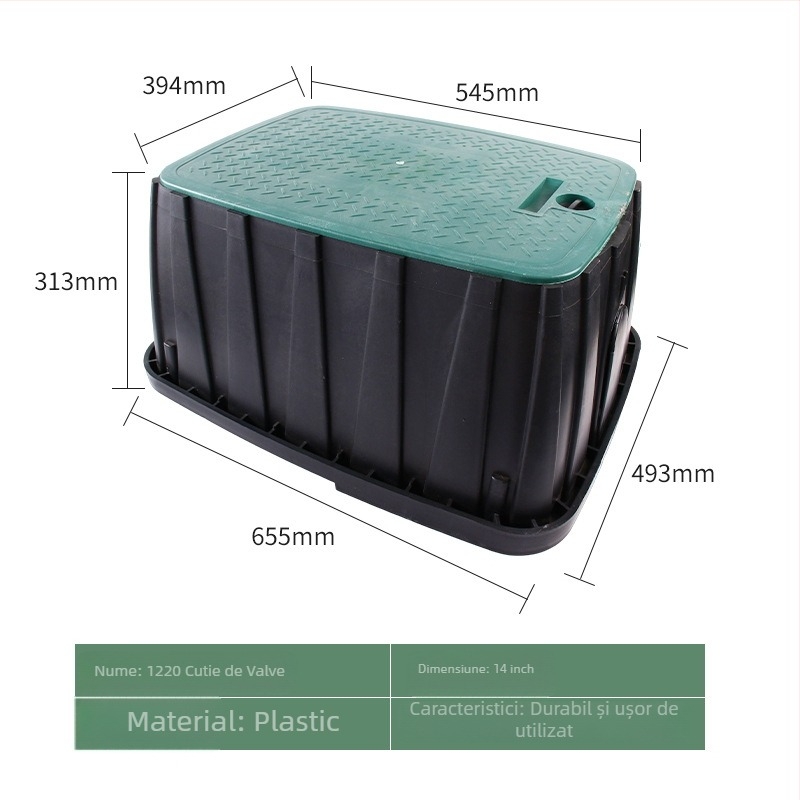 Cutie de valve din plastic pentru irigare în grădină — stil ceainic/udare/duș, grădinărit de acasă