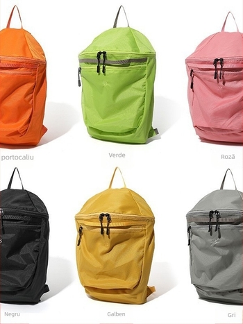 Rucsac pentru drumeții în aer liber, ușor și impermeabil, din Oxford, capacitate 20–35 L, bretele curbate, accente din piele Nappa