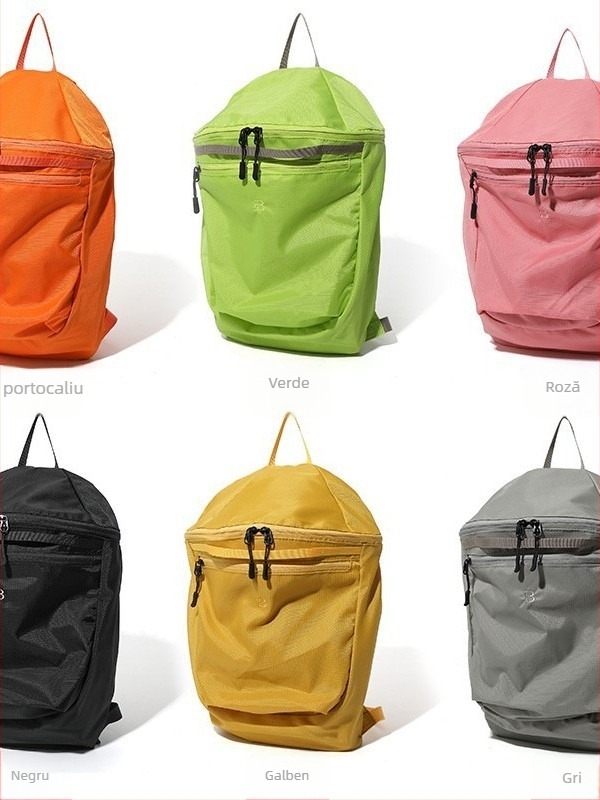 Rucsac pentru drumeții în aer liber, ușor și impermeabil, din Oxford, capacitate 20–35 L, bretele curbate, accente din piele Nappa