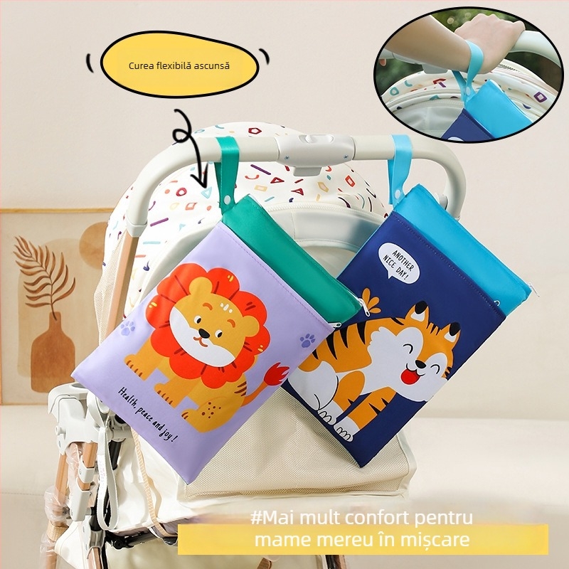 Organizator suspendat pentru depozitare – cubic, multifuncțional, geantă de călătorie pentru scutece, produse de îngrijire personală și cosmetice (Model YKWC-KTBXNBD)