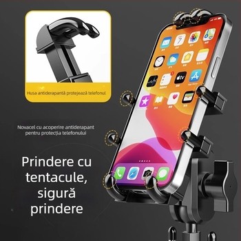 Lingke Suport Telefon pentru Motocicletă – Antișoc, Material ABS, Stil Simplu