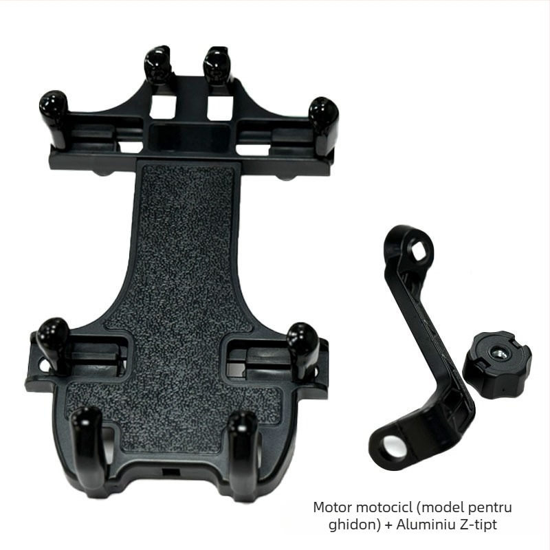 Lingke Suport Telefon pentru Motocicletă – Antișoc, Material ABS, Stil Simplu