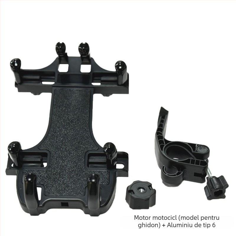 Lingke Suport Telefon pentru Motocicletă – Antișoc, Material ABS, Stil Simplu