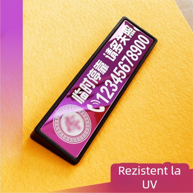 tongo Placă metalică de plasare BF001 cu gravare laser și imprimare logo, procesare personalizabilă