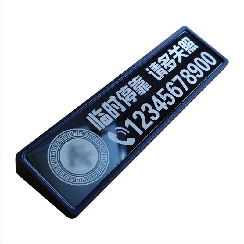 tongo Placă metalică de plasare BF001 cu gravare laser și imprimare logo, procesare personalizabilă