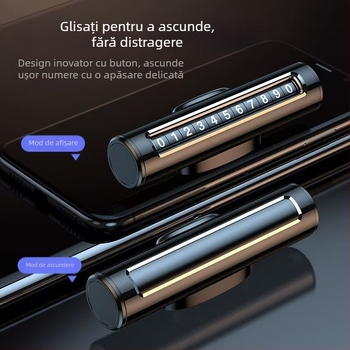 Semn de parcare auto cu rolă, metalic, ascuns, Shenzhen