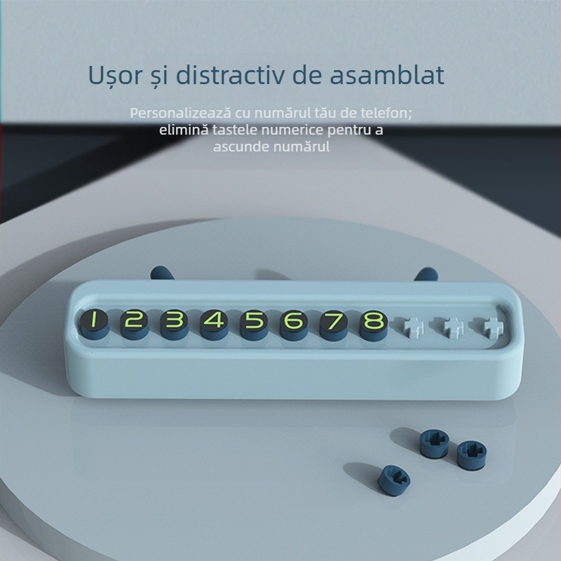 Suport temporar pentru plăcuța de înmatriculare, semn STOP din plastic, Brand Nothing, Model: Așa cum este prezentat