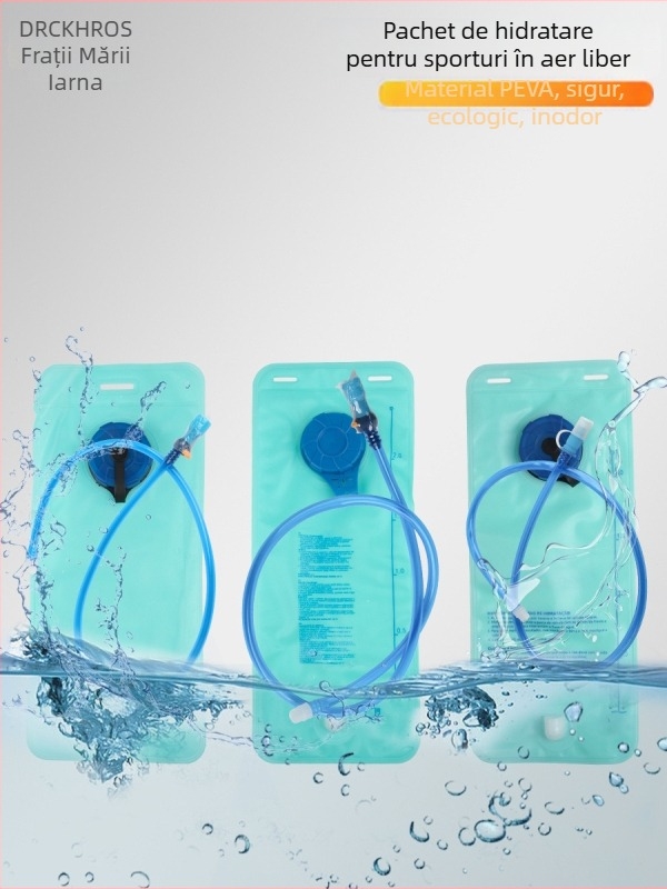 Sac de apă pentru bicicletă 2L, țesătură impermeabilă, stil sport, pentru ciclism și activități în aer liber