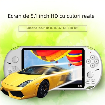 Consolă portabilă de jocuri cu memorie de 8GB, interfețe USB și AV, MP4 player video, pentru un singur jucător