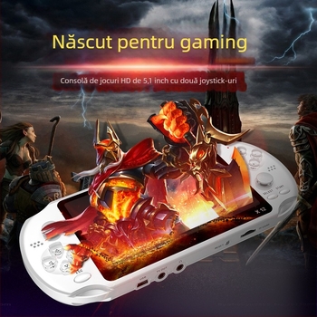Consolă portabilă de jocuri cu memorie de 8GB, interfețe USB și AV, MP4 player video, pentru un singur jucător