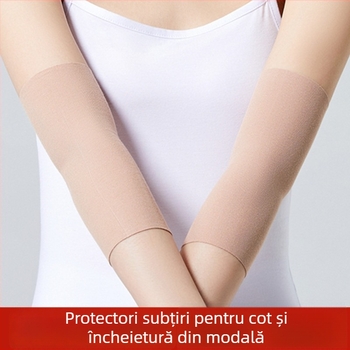 Protecții pentru coate din Modal – Ultra-subțire pentru adulți, potrivite pentru toate sporturile