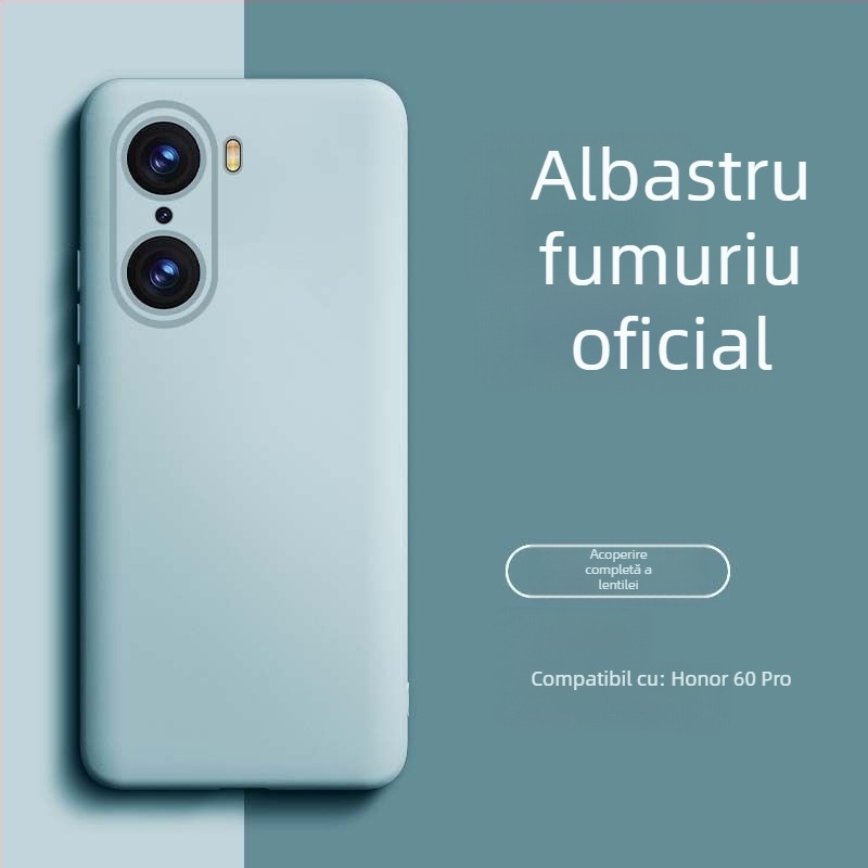 Carcasă pentru HONOR 60 Pro din silicon lichid – rezistentă la uzură, la cădere, la amprente, finisaj cu pulverizare