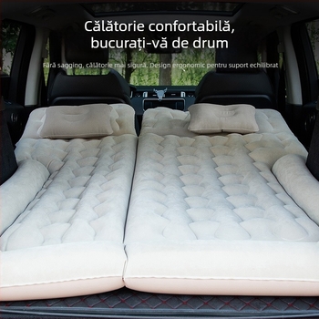 Pat pneumatic pentru spatele SUV-ului off-road, matra auto cu utilizare dublă, suprafață flokată, model XLB-11, material flok, greutate 4,2 kg, încărcare maximă 500 kg, umflare manuală