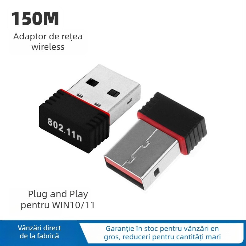 Adaptor USB WiFi pentru set-top box, dual-band 2.4/5.8 GHz, 600 Mbps, RTL8811CU