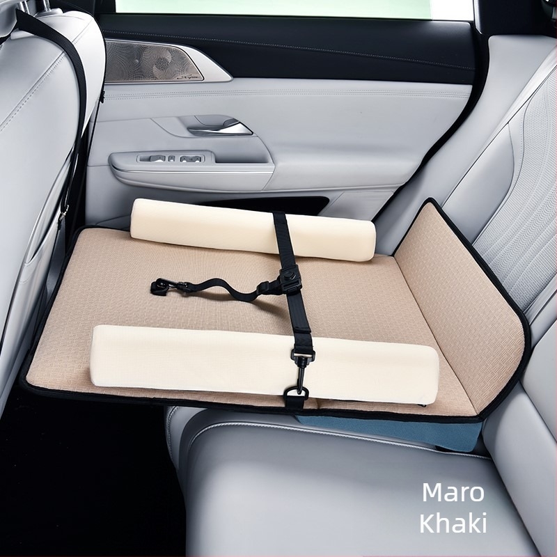 Saltea-auto pentru bebeluși pentru bancheta din spate, fibre din cărbune de bambus, fără umflare, potrivire universală, pentru copii până la 5 ani, greutate maximă 25 kg