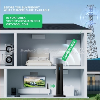 Antena TV digitală DVB-T cu câștig înalt, pentru interior și exterior, 4K