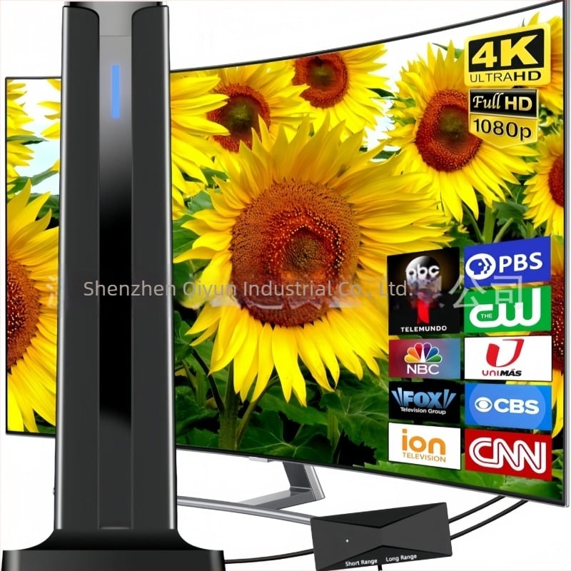 Antena TV digitală DVB-T cu câștig înalt, pentru interior și exterior, 4K