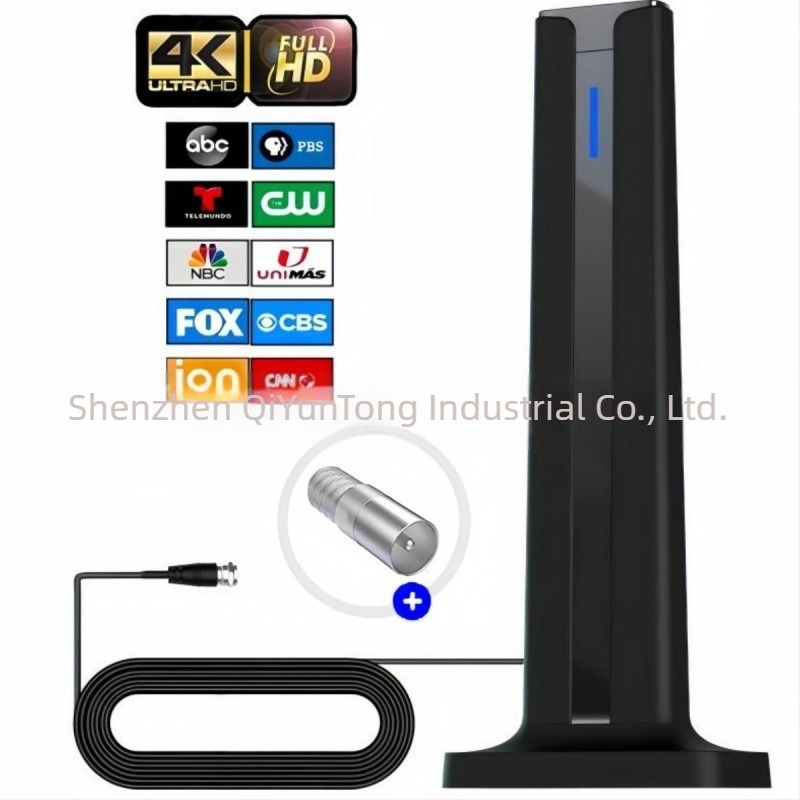Antena TV digitală DVB-T cu câștig înalt, pentru interior și exterior, 4K