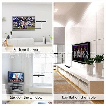 Antena TV pentru interior și exterior, HDTV, televiziune digitală, OTA gratuită